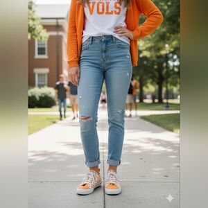 Skicks University of Tennessee Checkerboard Canvas Gym Shoes Unisex